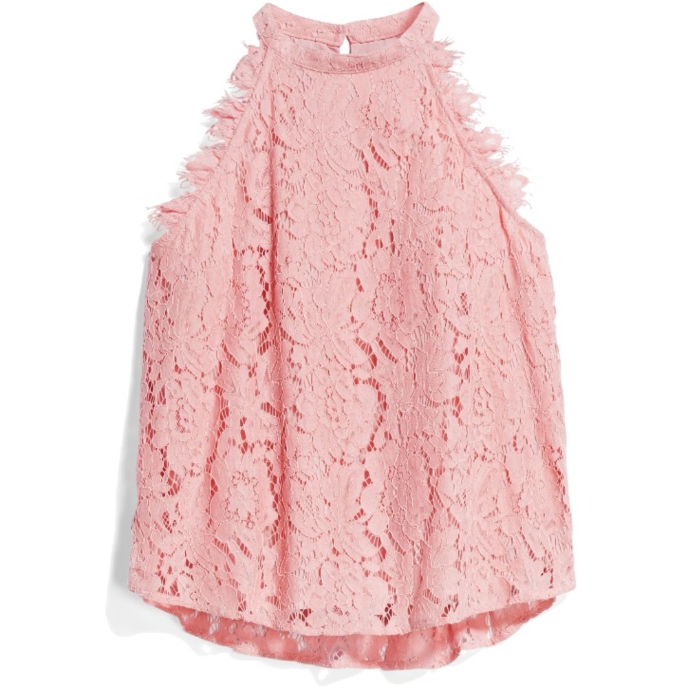 Fun 2 Fun Drellie Blush Lace Halter Stitch Fix
